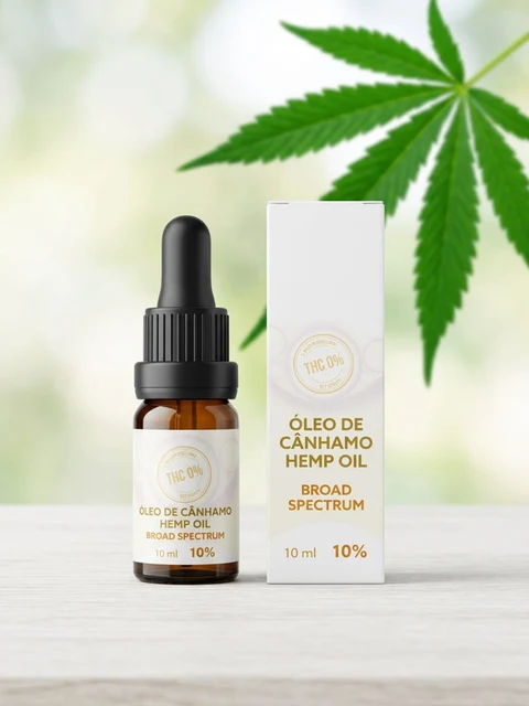 Óleo de Cânhamo 10% Broad Spectrum
