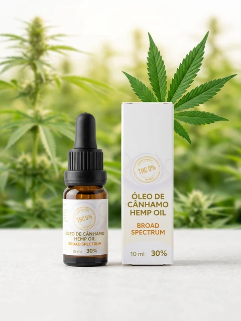 Óleo de Cânhamo 30% Broad Spectrum
